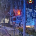 Piedimonte Etneo, abitazione prende fuoco: pompieri salvano cane 2 Piedimonte 3
