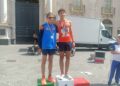 L’Atletica Savoca conquista otto titoli ai campionati siciliani di marcia. Foto 5 Podio ATLETICA SAVOCA a Catania 1