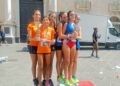 L’Atletica Savoca conquista otto titoli ai campionati siciliani di marcia. Foto 6 Podio ATLETICA SAVOCA a Catania 2