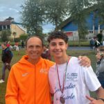 Il tecnico Antonello Aliberti con Santi Arici a Caorle