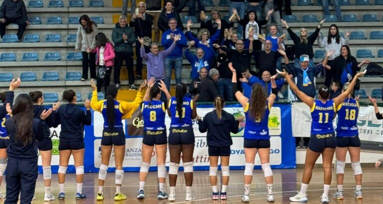 Amando Volley torna ad ottenere un successo a punteggio pieno. Non succedeva dalla gara interna con la Pallavolo Crotone.