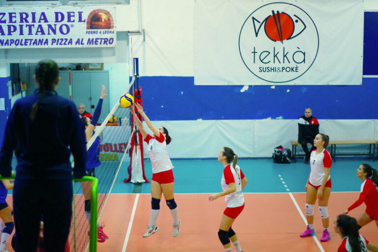 Azione di gioco Pallavolo Messina Serie D femminile