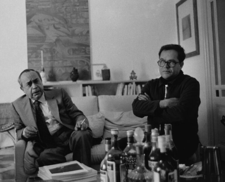 Leonardo Sciascia e Piero Guccione ph. Giuseppe Leone