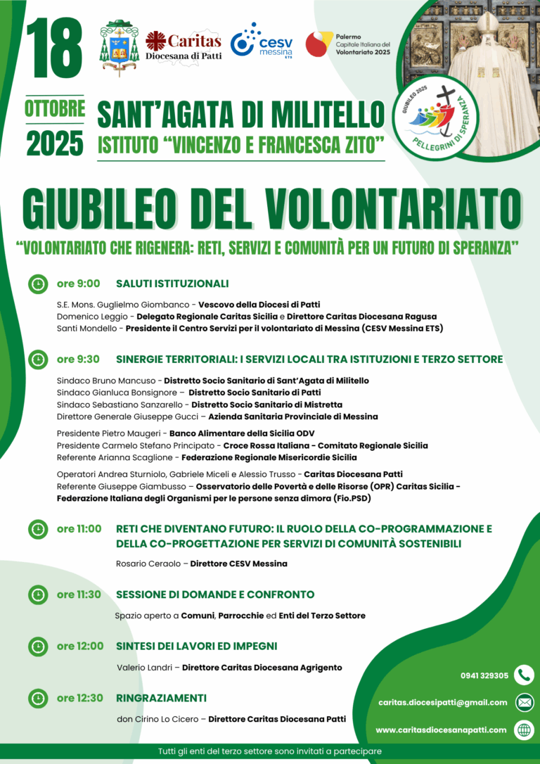 LOCANDINA Giubileo del Volontario 18.10.2025