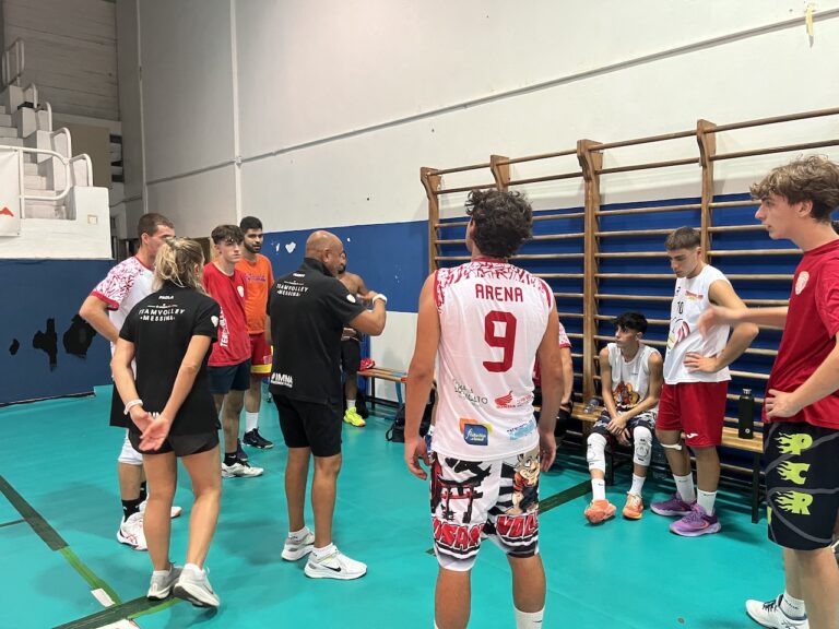 pausa Team Volley Messina serie C maschile allenamento