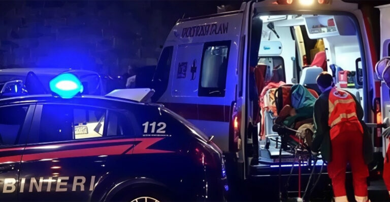 CARABINIERI NOTTE AMBULANZA