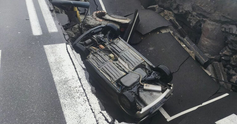 auto voragine lungomare santa teresa