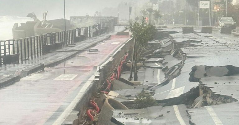 ciclone harry santa teresa di Riva