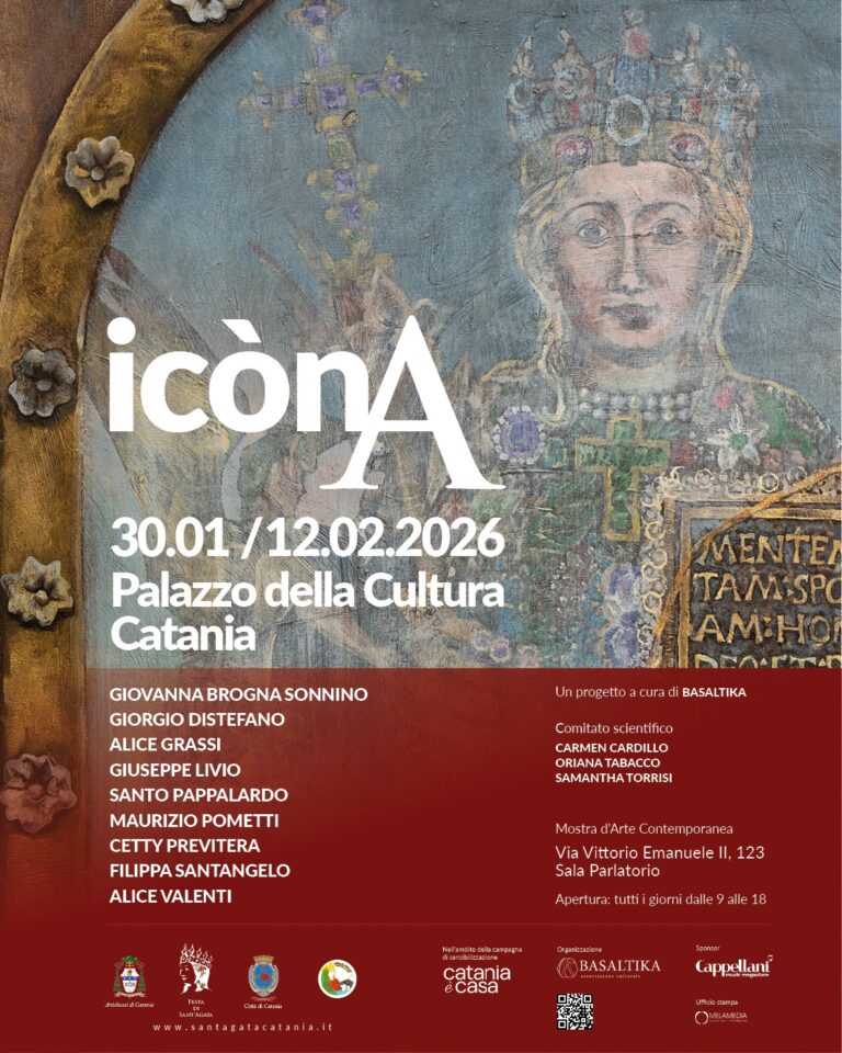 Catania. Con “icònA” nove icone contemporanee di Sant’Agata in mostra a Palazzo della Cultura iconA Instagram 25.01