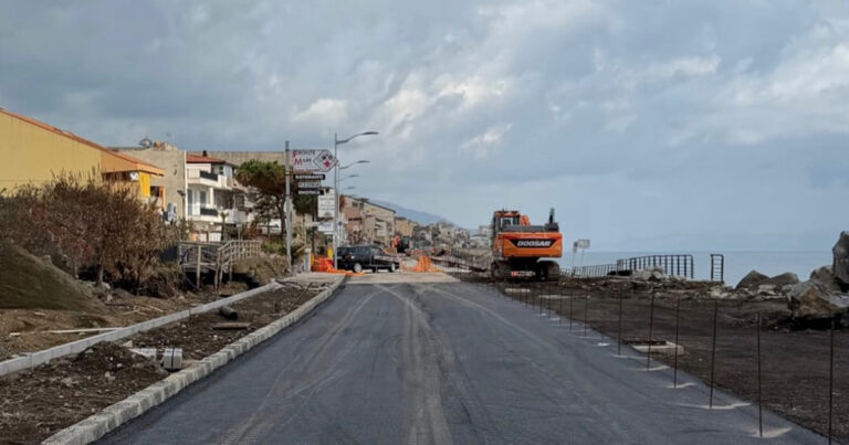 Santa Teresa di Riva, il lungomare Falcone riapre al traffico: vinta la sfida contro i danni del ciclone Harry lungomare